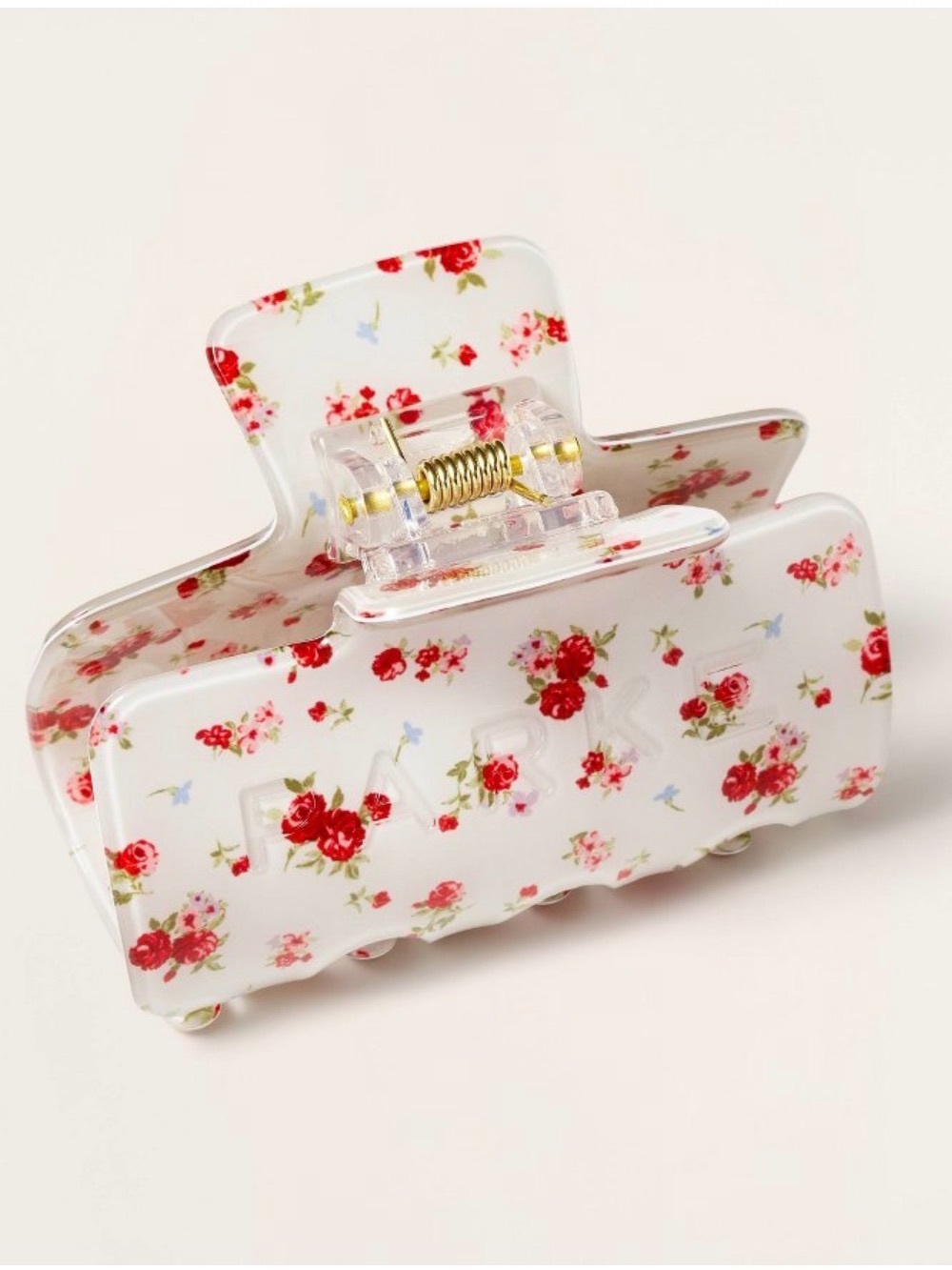 NWT PARKE X Target Collab Floral Claw Clip